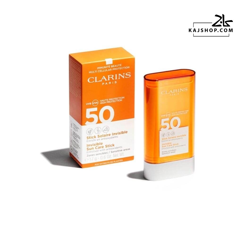 ضد آفتاب استیکی کلارنس بی رنگ SPF50